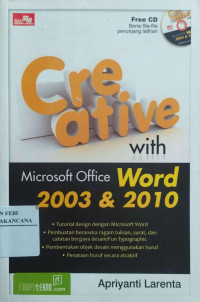 Image of Creative With Microsoft Office Word 2003 dan 2010