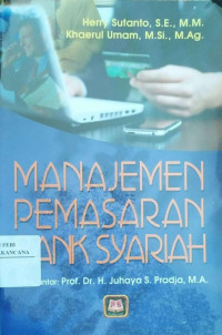 Image of Manajemen Pemasaran Bank Syariah
