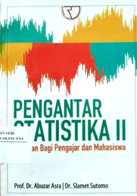 Image of Pengantar Statistika II Panduan Bagi  Pengajar Dan Mahasiswa